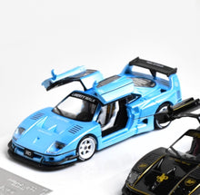 Load image into Gallery viewer, DK 1:64 APA Ice Blue F40 Racing Sports Model Diecast Metal Car New Collection