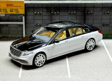 Load image into Gallery viewer, Master 1:64 Black White S650 X222 Luxury Sedan Model Diecast Metal Car New Collection