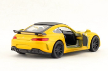 Load image into Gallery viewer, WELLY 1:36 Yellow AMG GT-R Racing Sports Model Diecast Toy Metal Car BN