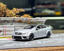 Load image into Gallery viewer, CG 1:64 Silver C63 BS Coupe W204 Widebody Sports Model Diecast Metal Car New Collection