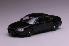 Load image into Gallery viewer, 1:64 596 Black Police Impala Ⅷ Sedan Sports Model Diecast Metal Car New Collection