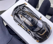 Load image into Gallery viewer, HKM 1:64 Black Carbon Jesko Attack Racing Sports Model Diecast Metal Car New Collection