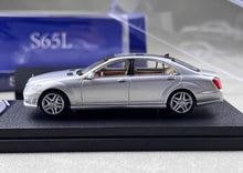 Load image into Gallery viewer, SW 1:64 Silver S65L Mk5 W221 Sedan Sports Model Diecast Metal Car New Collection