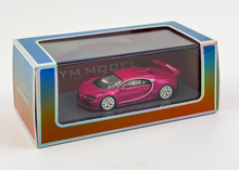 Load image into Gallery viewer, YM 1:64 Pink Chiron CRL Super Racing Sports Model Diecast Resin Car New Collection