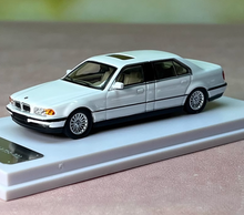 Load image into Gallery viewer, DCM 1:64 White 1998-01 E38 L7 728il Luxury Sedan Model Diecast Metal Car New