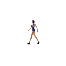 Load image into Gallery viewer, 1:64 Painted Figure Mini Model Miniature Resin Diorama Sand Uniform Girl Walking