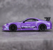 Load image into Gallery viewer, Minigt 1:64 Purple A80 GT300 Top Secret Sports Model Diecast Metal Car New Collection