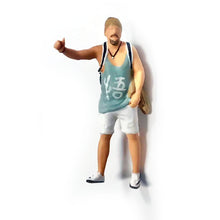Load image into Gallery viewer, 1:64 Painted Figure Mini Model Miniature Resin Diorama Sand Caual Man Traveller