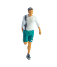 Load image into Gallery viewer, 1:64 Painted Figure Mini Model Miniature Resin Diorama Sand Streching Gym People