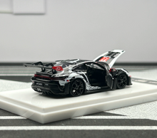 Load image into Gallery viewer, DK 1:64 Black White Dragon 911 GT3 RS Sports Open Model Diecast Metal Car New Collection