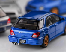 Load image into Gallery viewer, 1:64 Furuya Blue Impreza WRX STI VII 7 Sports Model Diecast Metal Car New Collection