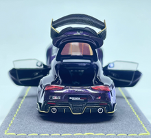 Load image into Gallery viewer, Topart 1:64 Purple GR Supra A90 Sports Open Model Diecast Metal Car Box New Collection