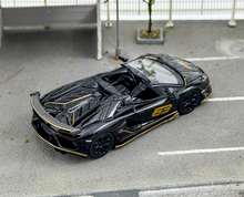 Load image into Gallery viewer, MINIGT 1:64 Black Aventador SVJ 63 Roadster Sports Model Diecast Metal Car New Collection
