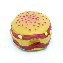 Load image into Gallery viewer, 3PCs Set Dog Squeaky Toys Chew Puppy Rubber Burger Durable Pet Breeds Play Fetch