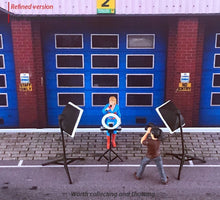 Load image into Gallery viewer, 1:64 Painted Figure Mini Model Miniature Resin Diorama News Anchor Reporter Sand