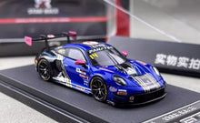 Load image into Gallery viewer, SR 1:64 Blue 911 GT3 R #14 Racing Sports Model Diecast Metal Car New Collection