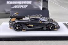 Load image into Gallery viewer, HKM 1:64 Black Carbon Jesko Attack Racing Sports Model Diecast Metal Car New Collection