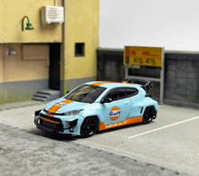 Load image into Gallery viewer, HKM 1:64 GR Yaris GULF Pandem Racing Sports Model Diecast Metal Car