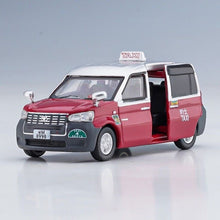 Load image into Gallery viewer, TINY 1:76 Red Hongkong Taxi Comfort Hatchback Toyota Hybrid Model Toy Metal Car BN