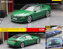 Load image into Gallery viewer, CCA 1:64 Green M4 Coupe Racing Sports Model Toy Diecast Metal Car BN