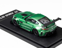 Load image into Gallery viewer, RM 1:64 Green AMG GTS Widebody Racing Sports Model Diecast Metal Car New Collection