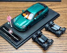 Load image into Gallery viewer, Liberty 1:64 Green Panamera Turbo S Figure Sport Model Diecast Metal Car New Collection