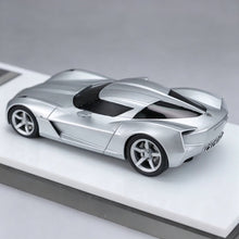 Load image into Gallery viewer, 1:64 HEC MK Silver C7 Stingray Concept Sports Model Diecast Resin Car New Collection