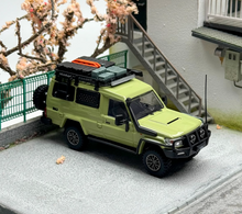 Load image into Gallery viewer, Autobots 1:64 Green Land Cruiser J70 LC78 ORV SUV Model Diecast Metal Car New Collection