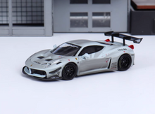 Load image into Gallery viewer, Star 1:64 Grey 458 GT LBWK Racing Sports Model Diecast Metal Car New
