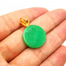 Load image into Gallery viewer, Nature Jade Round Fruit Shape Pendant Necklace Gift Jewelry charm Blessing Lucky