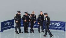 Load image into Gallery viewer, 1:64 Painted Figure Model Miniature Resin Diorama Toy Sand Policeman Police Set