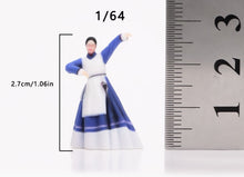 Load image into Gallery viewer, 1:64 Painted Figure Model Miniature Resin Diorama Sand Korean Traditional Lady