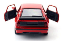Load image into Gallery viewer, WELLY 1:36 Red Quattro Coupe Sports Racing Model Diecast Toy Metal Car BN