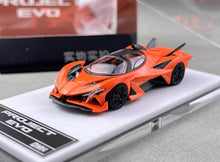 Load image into Gallery viewer, DMH 1:64 Orange Project Evo Racing Sports Model Diecast Metal Car New Collection