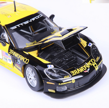 Load image into Gallery viewer, Bburago 1:24 Yellow C6R Muscle Racing Sports Model Toy Diecast Metal Car BN