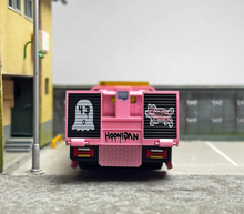 Load image into Gallery viewer, MT 1:64 Pink H300 Flatbed Tow Truck Custom Model Diecast Metal Car