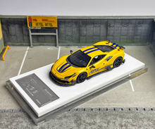 Load image into Gallery viewer, Fuelme 1:64 Yellow Mansory F8XX Racing Sports Model Diecast Resin Car New