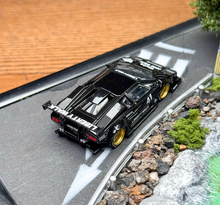 Load image into Gallery viewer, Minigt 1:64 Black Countach LB #41 Racing Sports Model Diecast Metal Car New Collection