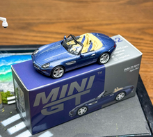 Load image into Gallery viewer, Minigt 1:64 Blue Alpina Z8 Convertible Sports Model Diecast Metal Car New Collection