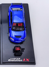 Load image into Gallery viewer, CM 1:64 JDM Blue EVO Lancer 9 IX Engine Sports Model Diecast Metal Car New