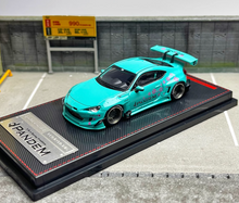 Load image into Gallery viewer, IG 1:64 JDM Blue GT 86 Pandem TRA Racing Sports Model Diecast Metal Car New