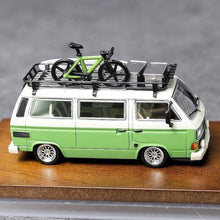 Load image into Gallery viewer, Mortal 1:64 White Green VW T3 Multi Van Camper Sport Model Diecast Metal Car