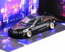 Load image into Gallery viewer, MJ 1:64 HEC Black CLS 63 VIP Wagon Sports Model Diecast Metal Car New Collection