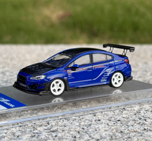 Load image into Gallery viewer, CM 1:64 Blue Carbon JDM STI WRX Varis Sports Model Toy Diecast Metal Car BN