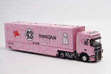 Load image into Gallery viewer, 1:64 Scania S730 Pink Enclosed Double Deck Truck Model Diecast Metal Car New Collection