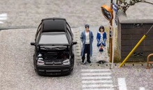 Load image into Gallery viewer, FH 1:64 Black VW Golf GTI MK4 Coupe Sports Model Diecast Metal Car New