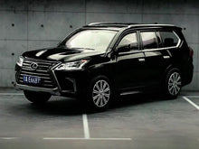 Load image into Gallery viewer, JKM 1:64 Black 2016 LX570 SUV Off Road Sports Model Diecast Metal Car New