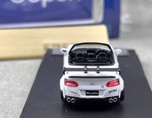 Load image into Gallery viewer, SH 1:64 White LBWK Copen GTR Convertible Sports Model Diecast Metal K Car New