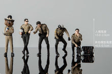 Load image into Gallery viewer, 1:64 Painted Figure Model Miniature Resin Diorama Scene Policeman Motorcycle Set