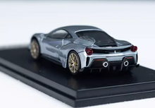 Load image into Gallery viewer, Ichilan 1:64 Blue Novitec 488 Pista Racing Sports Model Diecast Metal Car New Collection